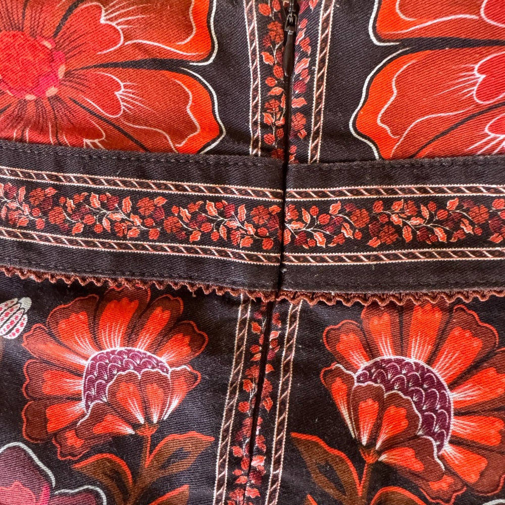 Farm Rio Gigi Wrap effect floral Print Size 25 NWT - Picture 14 of 16